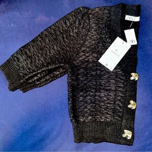 Zara’s STRUCTURED KNIT CARDIGAN